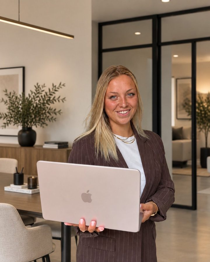Sandie Serbinoff, Conseillère immobilière
